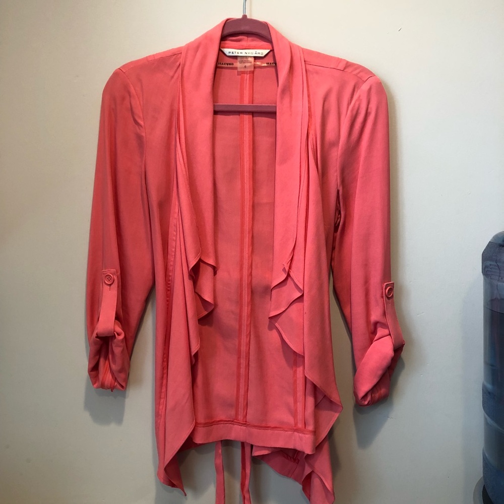 Peter Nygard pink waterfall jacket